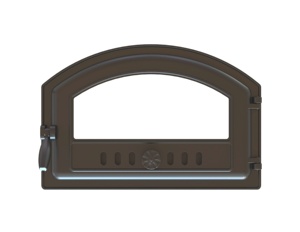 <span class=keywords><strong>Puerta</strong></span> de Horno de Hierro Fundido con Vidrio para Estufa de Leñ<span class=keywords><strong>a</strong></span> o Horno de Ladrillo - Product Image 2