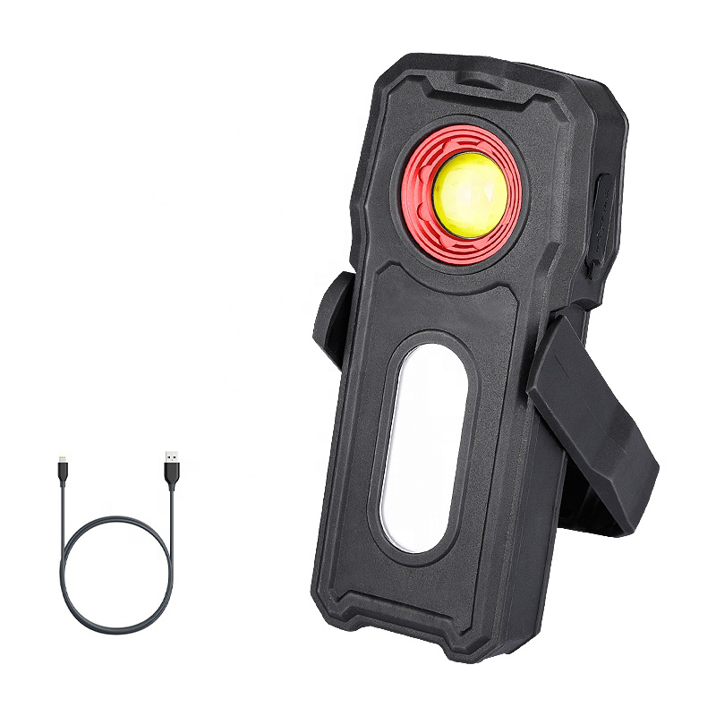 Rechargeable DC Battery Multifunction LED Work Light with Magnetic Base for Workshop & Office Use