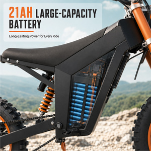 Nouvelle conception OEM, moto tout-terrain 2000W, suspension hydraulique avant, batterie lithium 48V 21Ah - Product Image 2