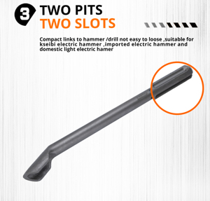 KSEIBI <strong>SDS</strong>-<strong>MAX</strong> Hollow Gouging <strong>Chisels</strong> Power Tool Accessory for Hammer Drilling Machine 300MM - Product Image 6
