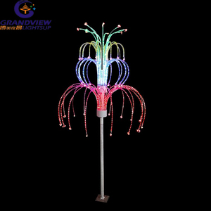 Decoración navideña Led al aire libre 12V RGB fuegos artificiales árbol motivo luz para Calle - Product Image 4