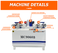 Machine de moulage de manches de balai en bois à haute productivité, alimentée par un moteur PINLIANG