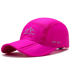 Cappellino esterno Unisex a tesa ripiegata con cappuccio sportivo facile da prendere con UPF 50 + realizzato in Nylon - Product Image 3