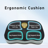 Coussin de siège carré ergonomique antidérapant de haute qualité, rembourrage en mousse à mémoire de forme 60D, respirant, rafraîchissant, à récupération lente