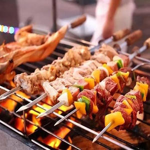 เครื่องย่างบาร์บีคิวเนื้อย่างถ่านขนาดใหญ่สำหรับปาร์ตี้กลางแจ้ง - Product Image 6