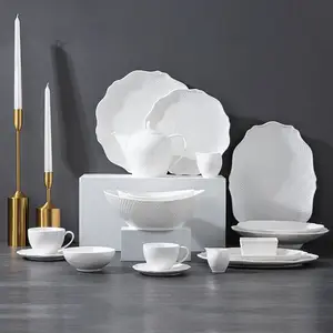PITO Horeca Ceramic Tableware Brands Porcelain Tableware Ceramic Dinnerware Set For Wedding