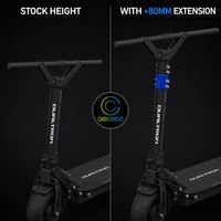 Extension de Guidon Carbonrevo Dualtron pour Trottinette – Rallonge de Guidon Premium Résistante à l'Usure pour la Conduite Quotidienne – Compatible
