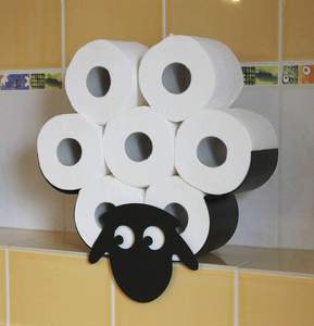 Oniya Fashion Kitchen Napkin <strong>Holder</strong> <strong>Sheep</strong> Wall Mount Black Metal <strong>Toilet</strong> Paper <strong>Roll</strong> <strong>Holder</strong> for Kitchen,Shower Bathroom &amp; Balcony - Product Image 5
