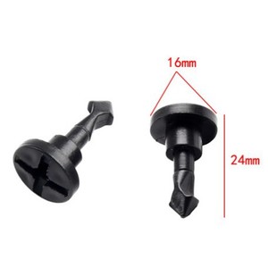 Plastic Screw <b>Clips</b> For Porsche Cayenne 2003-2010 Engine Hood Cover 95557271000 - Product Image 1