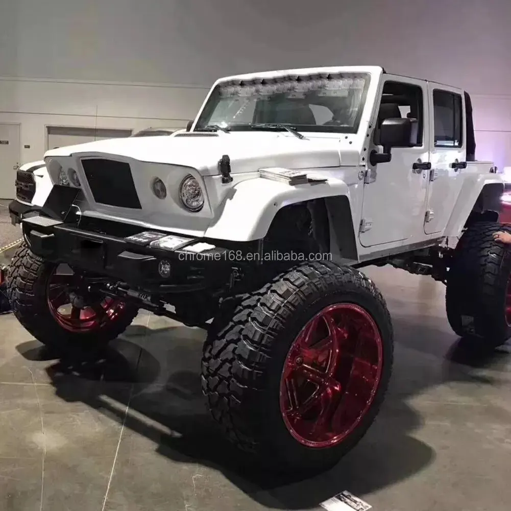 Наборы кузова из стекловолокна для Jeep Wrangler JK Ретро крыло радиатора для wrangler 4x4 автозапчасти