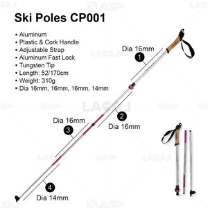 Bâton de <span class=keywords><strong>ski</strong></span> de randonnée XATP en aluminium 7075 à pointe de lame, vente chaude - Product Image 2