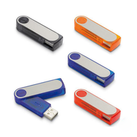 Flash Drive USB putar Logo kustom dengan stik memori 2GB hingga 64GB USB 2.0 & 3.0 untuk fotografi