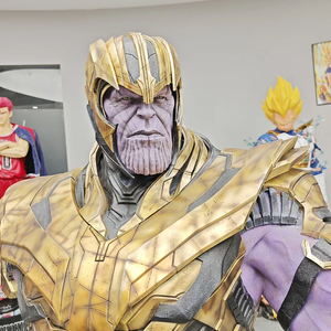 Estatua de Acción de Marvel Legends, Busto de <span class=keywords><strong>Thanos</strong></span> Realista en Escala <span class=keywords><strong>1</strong></span>:<span class=keywords><strong>1</strong></span>, Estatua de Fibra de Vidrio para Decoración del Hogar - Product Image 6