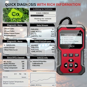 Escáner profesional OBD2 V410, lector de código avanzado, Analizador de motor de datos en vivo de <span class=keywords><strong>1</strong></span> año, códigos de diagnóstico de luz de motor de verificación - Product Image 5