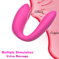 2-in-1 Vibrator mit Klopf- und Saugfunktion, 7 Vibrationsmodi, USB-Aufladbar, IPX7 Wasserdicht, Klitoris-Stimulator Sexspielzeug