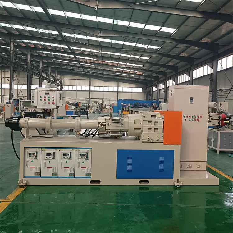 Automatic rubber Pipe Production Extrusion Line PP PE Hose Tube Making Machine