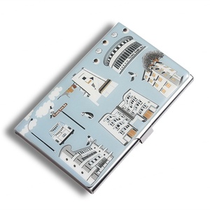 Porte-cartes promotionnel vierge pour sublimation, personnalisable, avec autocollant époxy, pour cartes de visite - Product Image 3