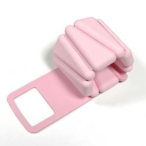 Poids de cheville et de poignet en silicone et acier inoxydable pour Pilates et Yoga, 2 lb, avec logo personnalisé Quadra FUXI, vente chaude - Product Image 1