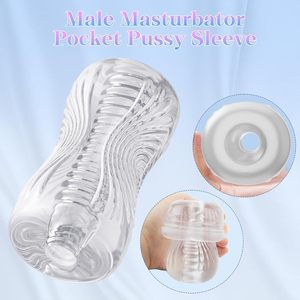 Godet spiralé transparent en TPE pour hommes, entraîneur de pénis et masseur, produit pour adultes, jouet sexuel - Product Image 6