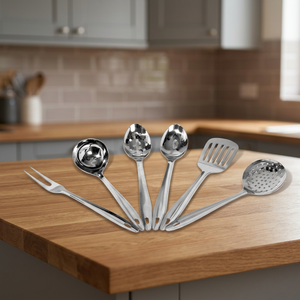 Stainless Steel Pearl Kitchen Tool <b>Cooking</b> and Serving <b>Set</b> - Product Image 2