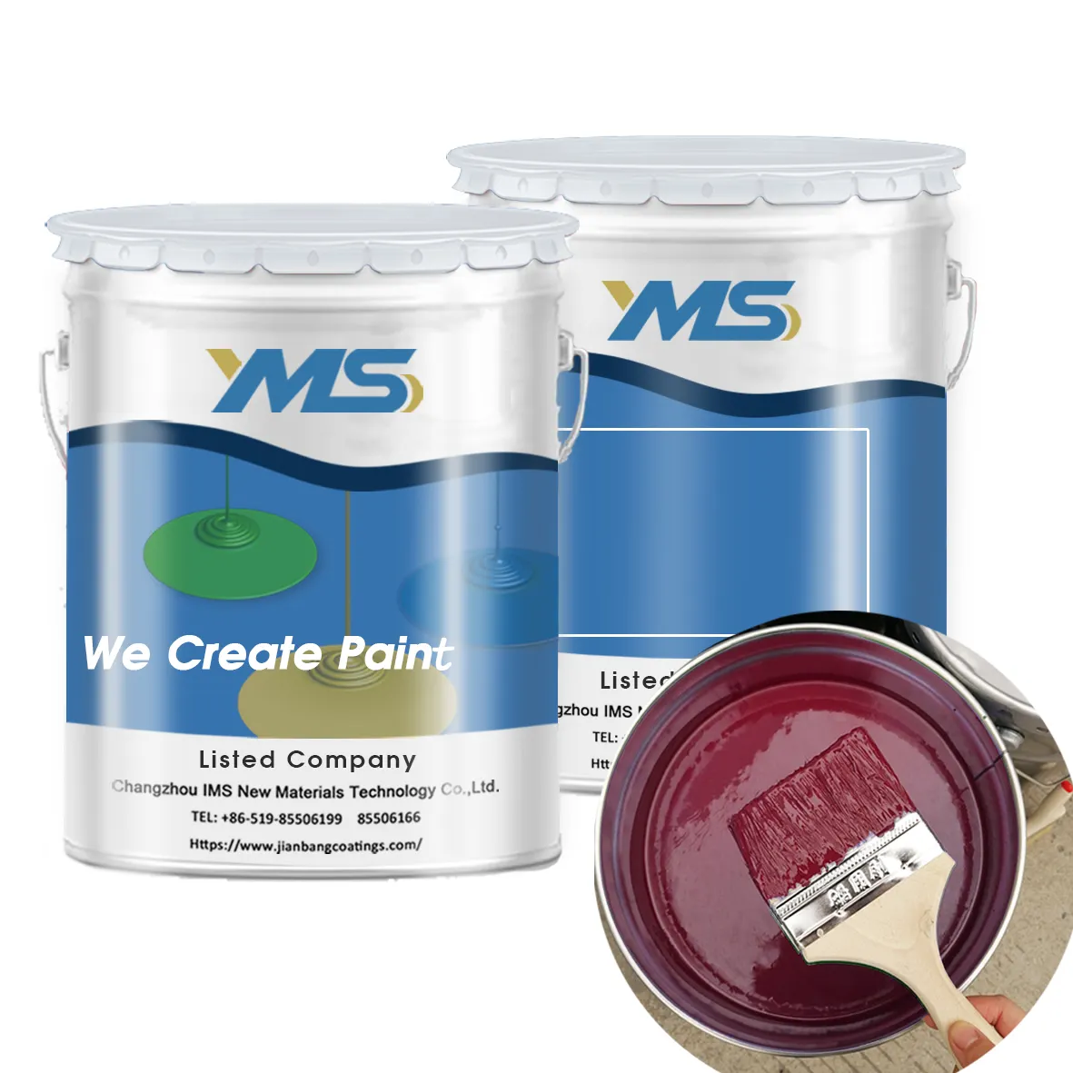 JIANBANGアクリル内壁洗える壁ラテックス塗料建物用塗料アクリルポリウレタン壁用塗料無料サンプル