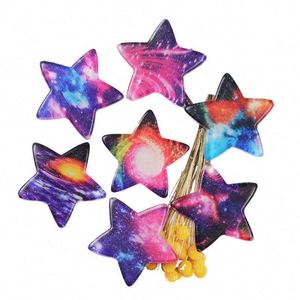 Accessoires en résine pour slime Galaxie Colorée, étoiles, pour enfants, DIY, accessoires en plastique pour slime Galaxie étoilé - Product Image 1