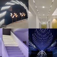 Bande LED intelligente WS2811 24V blanche avec contrôleur tactile, rouleau de 5M ou 10M pour entrée, escalier, porte