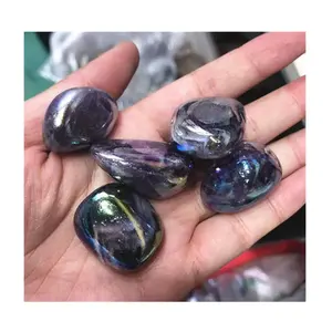 Piedras naturales de cuarzo para compra, cristales curativos, amatista aura, piedra caída para el comprador gemston