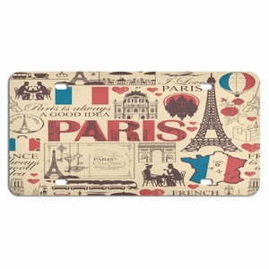 <span class=keywords><strong>France</strong></span> Vintage Plaques D'<span class=keywords><strong>immatriculation</strong></span> Paris Ville Décoratif En Métal <span class=keywords><strong>Plaque</strong></span> De Voiture Signe Auto Tag En Aluminium <span class=keywords><strong>Plaque</strong></span> D'<span class=keywords><strong>immatriculation</strong></span> 6X12Inch Nouveau Cadeau De Voiture - Product Image 2
