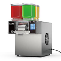 Quatre saveurs 4 barils Machine à glace au lait coréenne Bingsu Machine à glace flocon de neige pour Slush Frappe Dessert Shop Bubble Tea Shop
