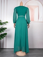 Abayas musulmanes de Dubaï pour femmes, robes longues en mousseline de soie, robes de soirée de mariage, robes de bal, vêtements islamiques, caftan marocain femme, boubou