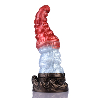 DL-B2028CS Grand plug anal en silicone souple, géant, fantaisie, pour hommes et femmes