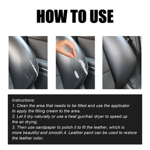 Премиум автокресло домашний кожаный комплементарный ремонт гель комплект для ремонта обуви цвет ремонт Восстановленный кожаный комплект для ремонта - Product Image 5
