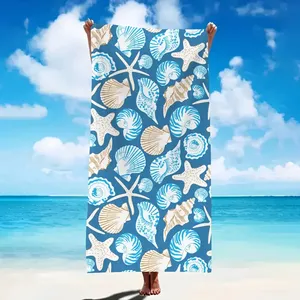 Toalla de Playa Personalizada con Logotipo, Diseño Especial, Ecológica, de Algodón Puro Premium, con Bolsa - Product Image 2