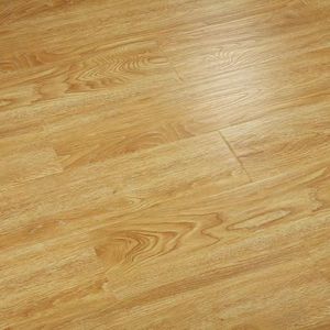 Plancher en chêne renforcé, imperméable, AC4, 12 mm, rainuré en V, couleur chêne, avec revêtement de cire - Product Image 2