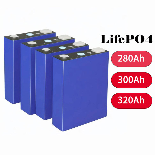 100AH 3.2V LFP Prismatic Lithium Ion Cells 200AH 3.2V 100Ah Battery Cell Lifepo4 Grade a for Power Storage