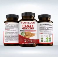 Meilleur prix pour les capsules de ginseng Panax, étiquette privée OEM/ODM, compléments alimentaires pour adultes, non destiné aux femmes enceintes