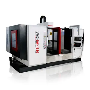 Fresadora CNC grande vertical de metal com eixo único VMC1380 centro de usinagem de corte pesado de 4/5 eixos