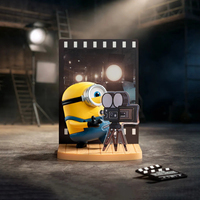 Оригинальный набор фигурок POP MART Minionsey и Monsters Series, 12 шт., коллекционная художественная игрушка, подарок для фанатов и любителей кино