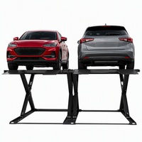 Plateforme de stationnement automatique à ciseaux pour ateliers de detailing automobile et ateliers de réparation rapide