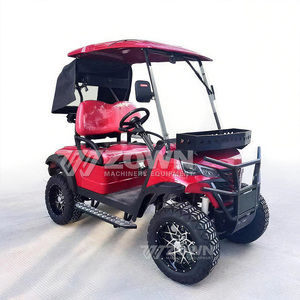 Voiturette de golf vintage 4 places pour parcs et attractions touristiques - Product Image 4