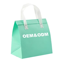 Sac isotherme jetable personnalisé avec logo pour la livraison de repas et les courses, idéal pour les aliments chauds et froids