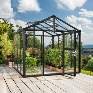 Serre de jardin en verre trempé de style Victorina avec cadre en aluminium, revêtement en poudre écologique, marque <span class=keywords><strong>Vitavia</strong></span> pour cour - Product Image 2