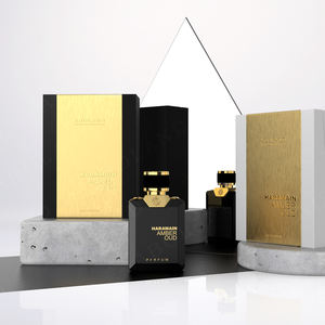 कॉस्मेटिक के लिए OEM ODM पेशेवर डिज़ाइन कस्टम इत्र की बोतल स्पष्ट कांच की बोतलें पेपर बॉक्स - Product Image 4