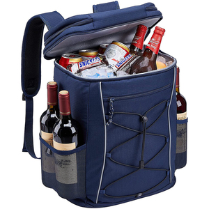 Mochila térmica aislada con muestra gratis, ideal para almuerzo o bebida, bolsa para acampar, senderismo, pesca, comida, resistente al agua, 600D, OEM - Product Image 1