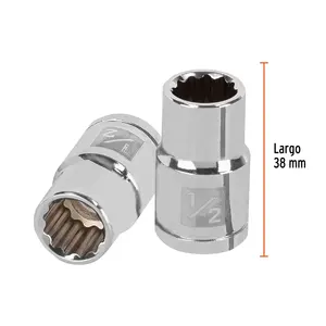 Douille 6 1/2 pouces, 12 points, entraînement 1/2 pouce, TRUPER - Product Image 2