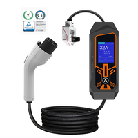 Chargeur de voiture électrique portable Home Essential Monophasé 32A 7KW GB/T Chargeur AC EV réglable en courant