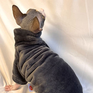 Suéter cálido para mascotas, ropa suave a la moda para gatos, ropa de invierno para gatos sin pelo, ropa cálida de lana súper suave y gruesa para gatos Sphynx - Product Image 5