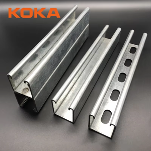 Canal de Acero Galvanizado Perforado con Perfil en C de 3M 6M, Precio de Fábrica <span class=keywords><strong>KOKA</strong></span>, 41x21 41x41 41x82 - Product Image 3