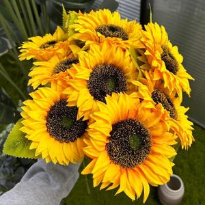 Flor Artificial <span class=keywords><strong>de</strong></span> Girasol Amarillo <span class=keywords><strong>de</strong></span> Tallo Único <span class=keywords><strong>al</strong></span> <span class=keywords><strong>por</strong></span> <span class=keywords><strong>Mayor</strong></span>, <span class=keywords><strong>de</strong></span> Plástico y Seda, para Centros <span class=keywords><strong>de</strong></span> Mesa <span class=keywords><strong>de</strong></span> Boda, Atrezzo <span class=keywords><strong>de</strong></span> Fotografía para Hoteles, Decoración del Hogar - Product Image 3